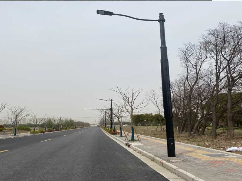 清河门区上海综合杆 太阳能路灯工程